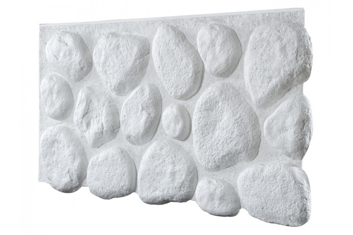 River Rock Giant Panels Interlock - White