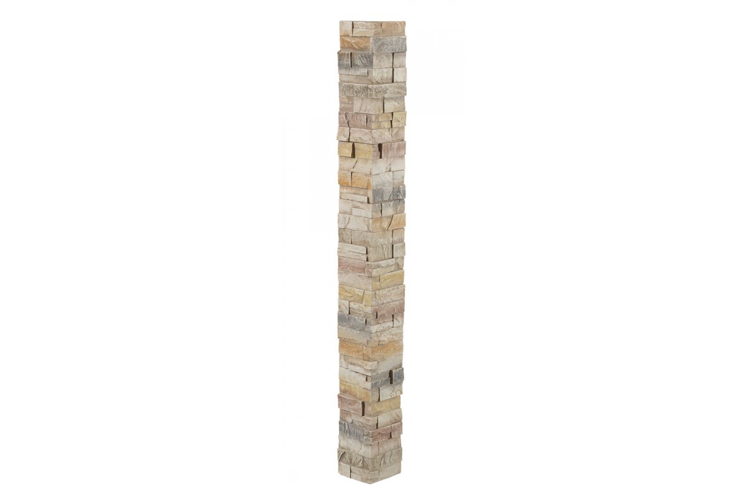 Stacked Stone Contemporary Select Corner - Rose Frost