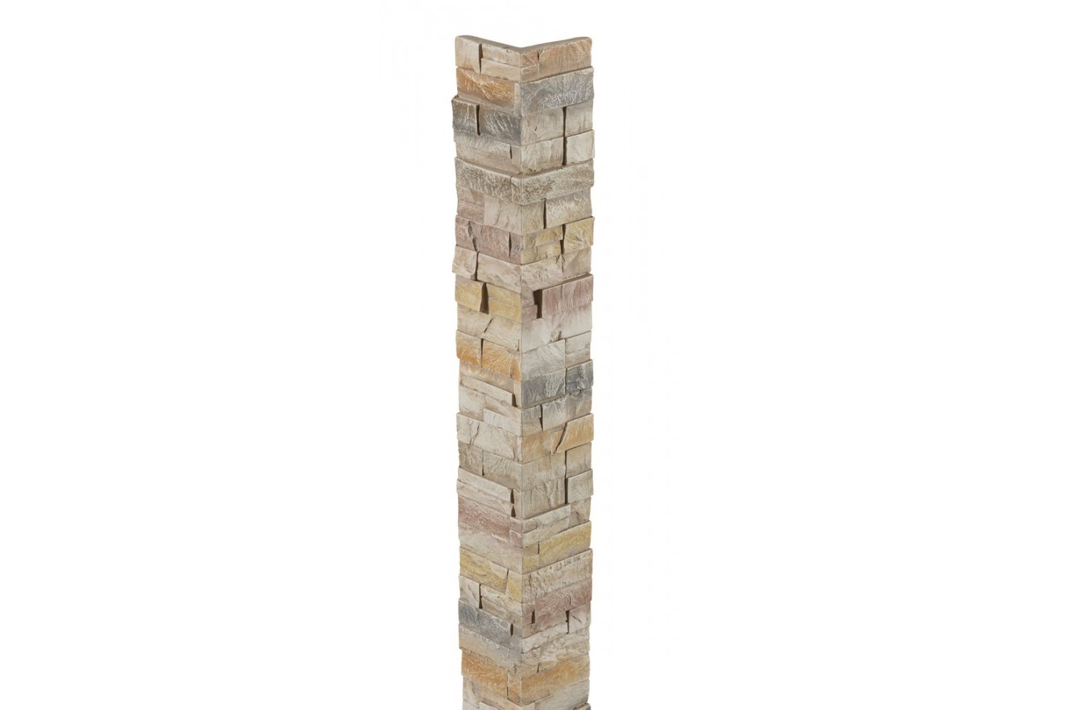 Stacked Stone Contemporary Select Corner - Rose Frost