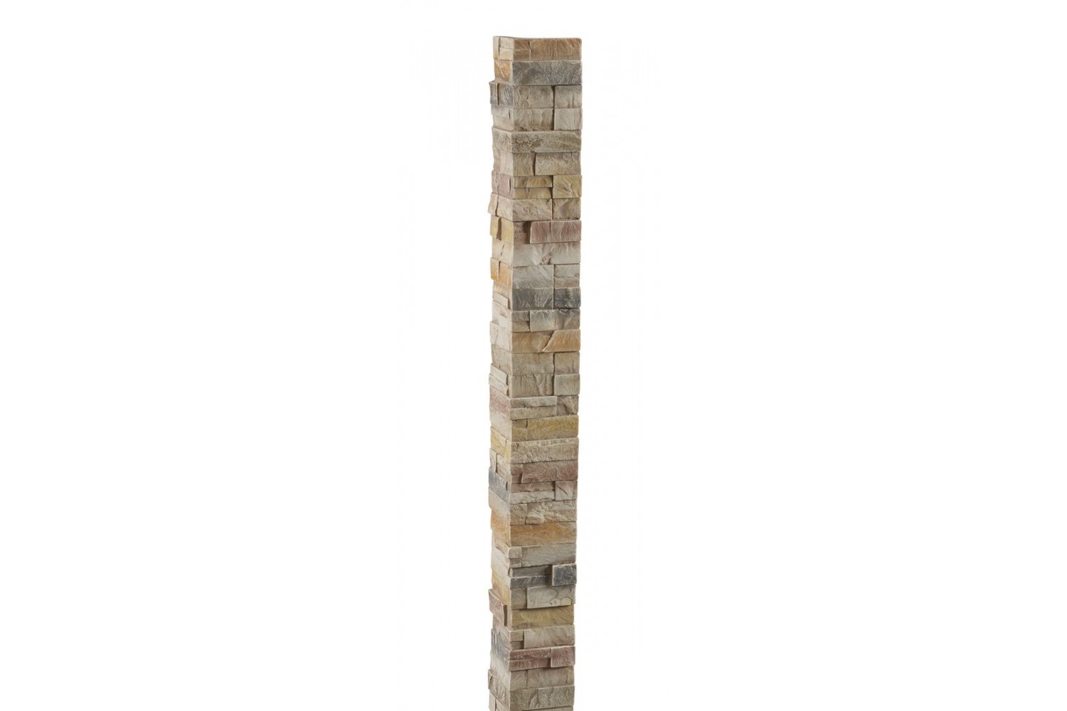 Stacked Stone Contemporary Select Corner - Rose Frost