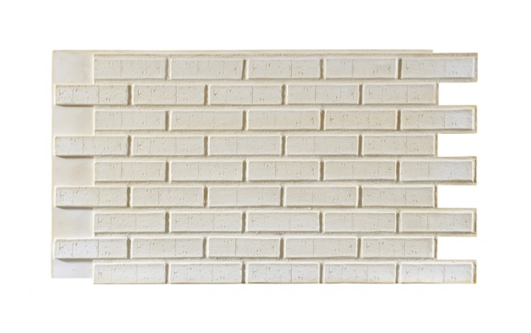 Contemporary Brick Faux Wall Panels Interlock Primed / Unfinished