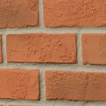 Rustic Brick Faux Wall Panel Interlock Burnt Orange