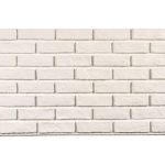 Tumbled Brick Faux Wall Panel Interlock White