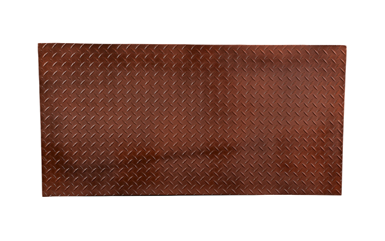 Diamond Plate Faux Wall Panels Rust