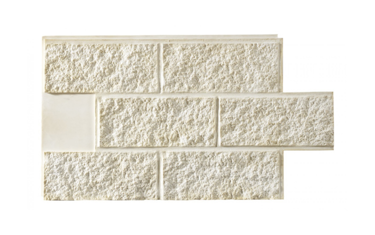 Split Face - Gray Split Face - Gray Split Face - Gray Split Face - Gray Split Face Gray - Dimensions Split Face Block Faux Wall Panels Interlock Primed / Unfinished