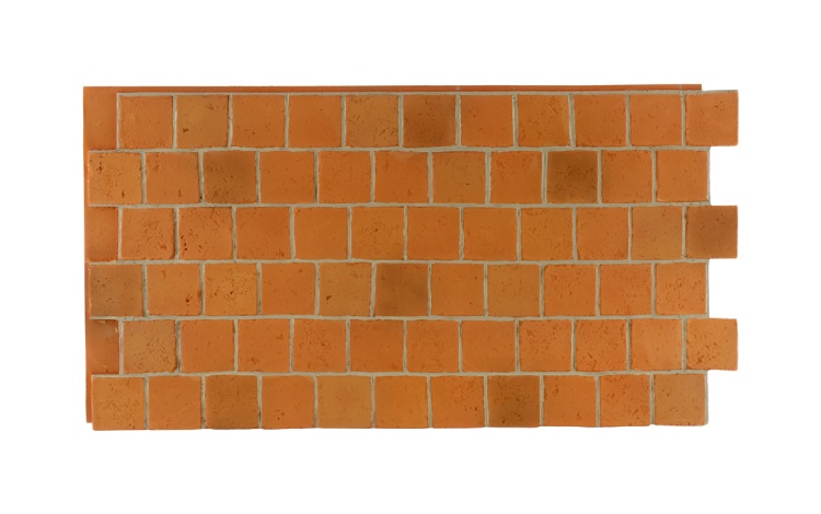 Tumbled Marble Tile Faux Wall Panels Interlock Terracotta